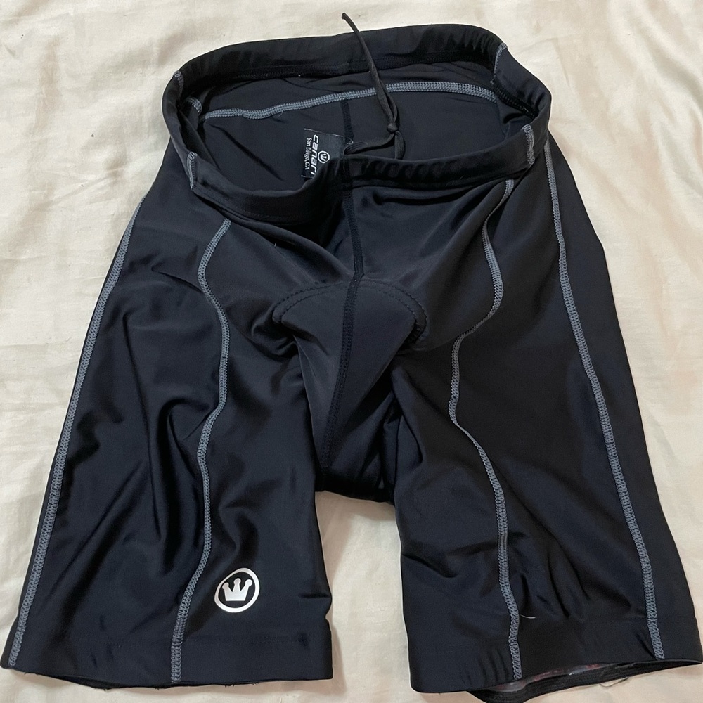 Canari gel padded cycling shorts for women.